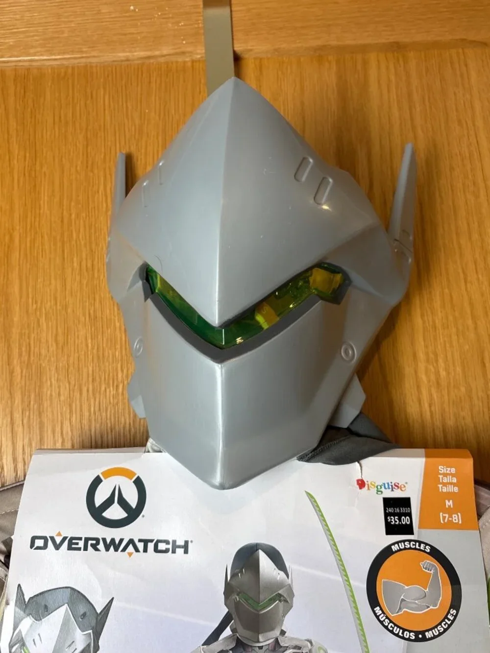 Overwatch Genji Costume For Kids With Mask Size M (7-8) Disguise Brand